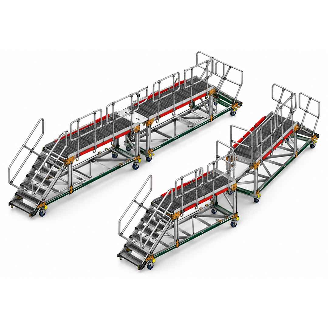 Semmco Side Door Access Platform – Universal H1.45m – front view