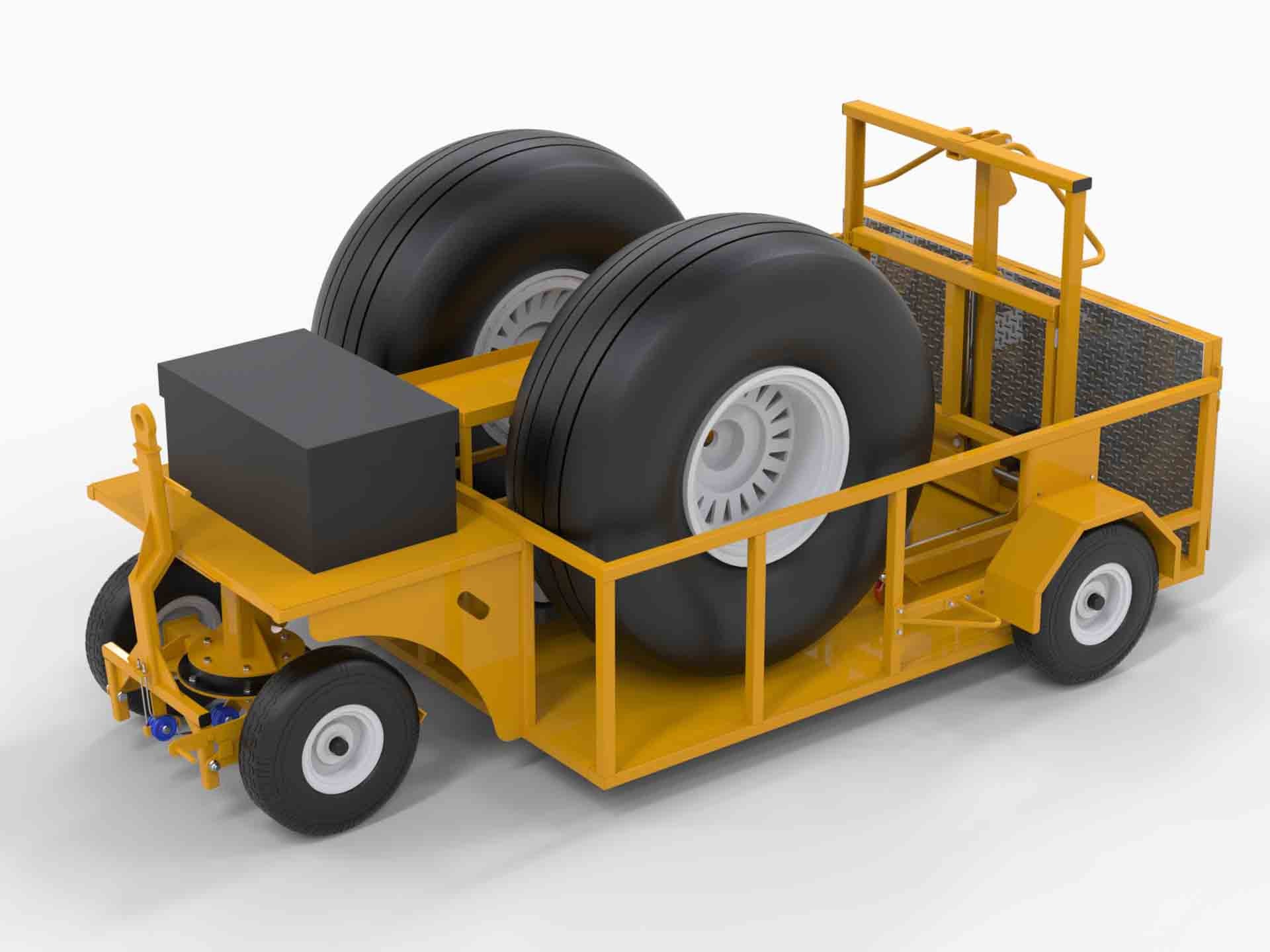 Wheel & Brake Change Trailer - Open Top