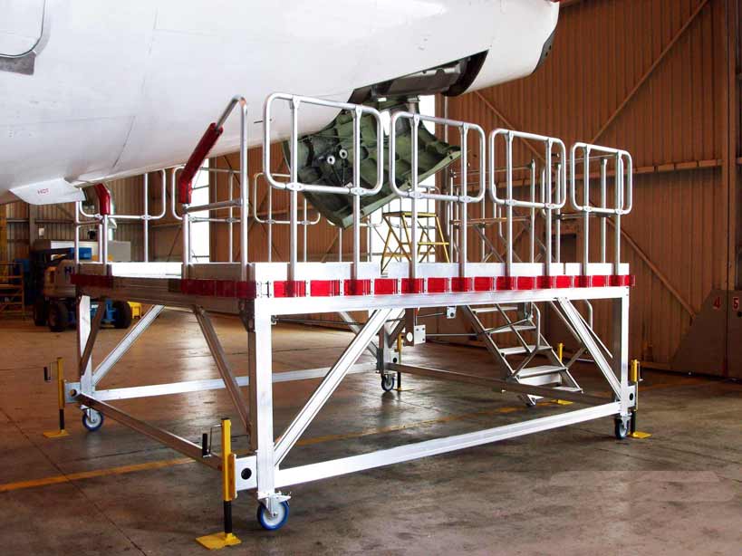 B737 APU Platform - Hangar - with Trap Floor for APU