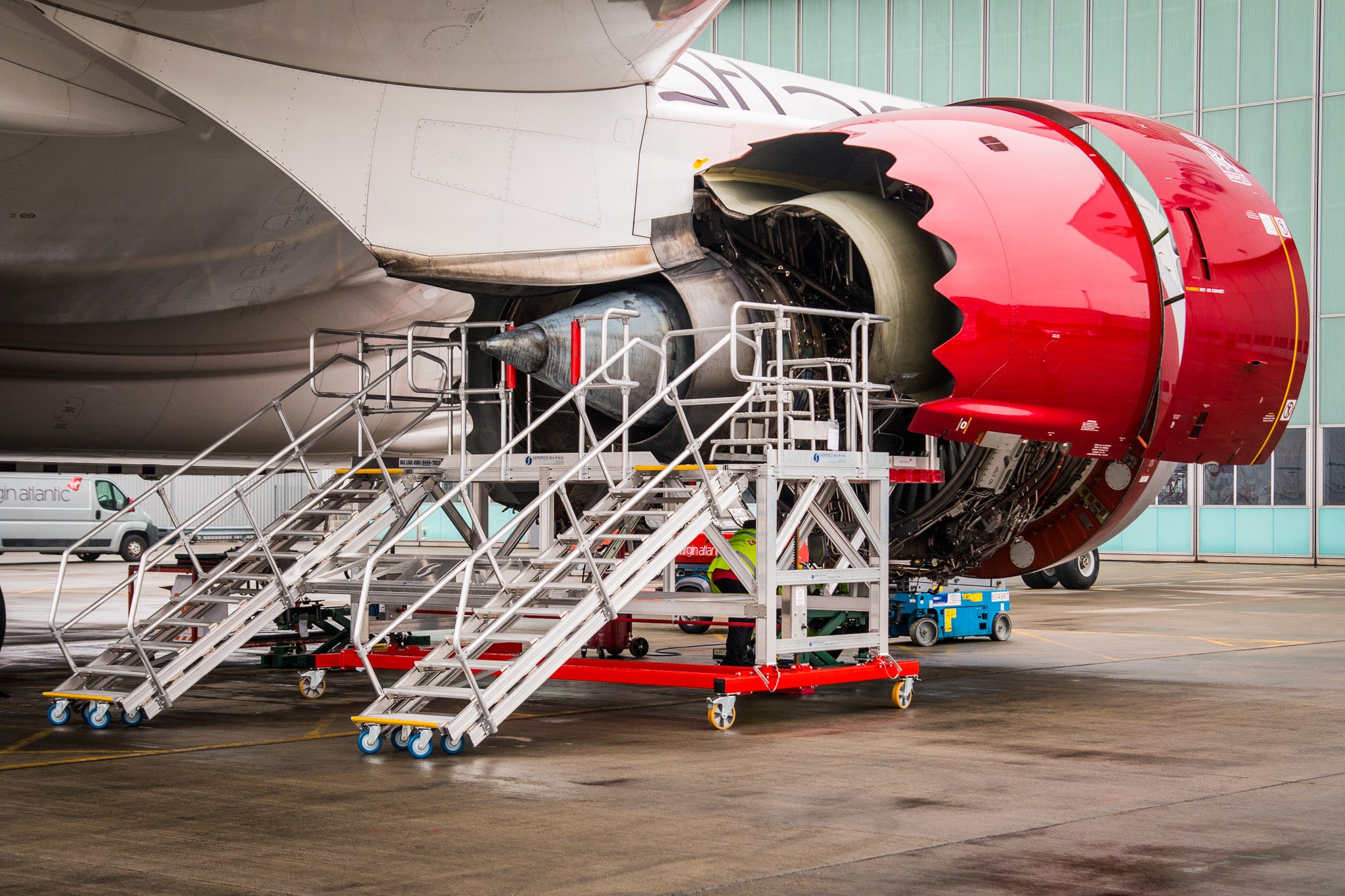 Engine Trent 1000 ACE Variable Height Access Platform - Rear Section H1.8-2.6m x L4.4m x W4.2m
