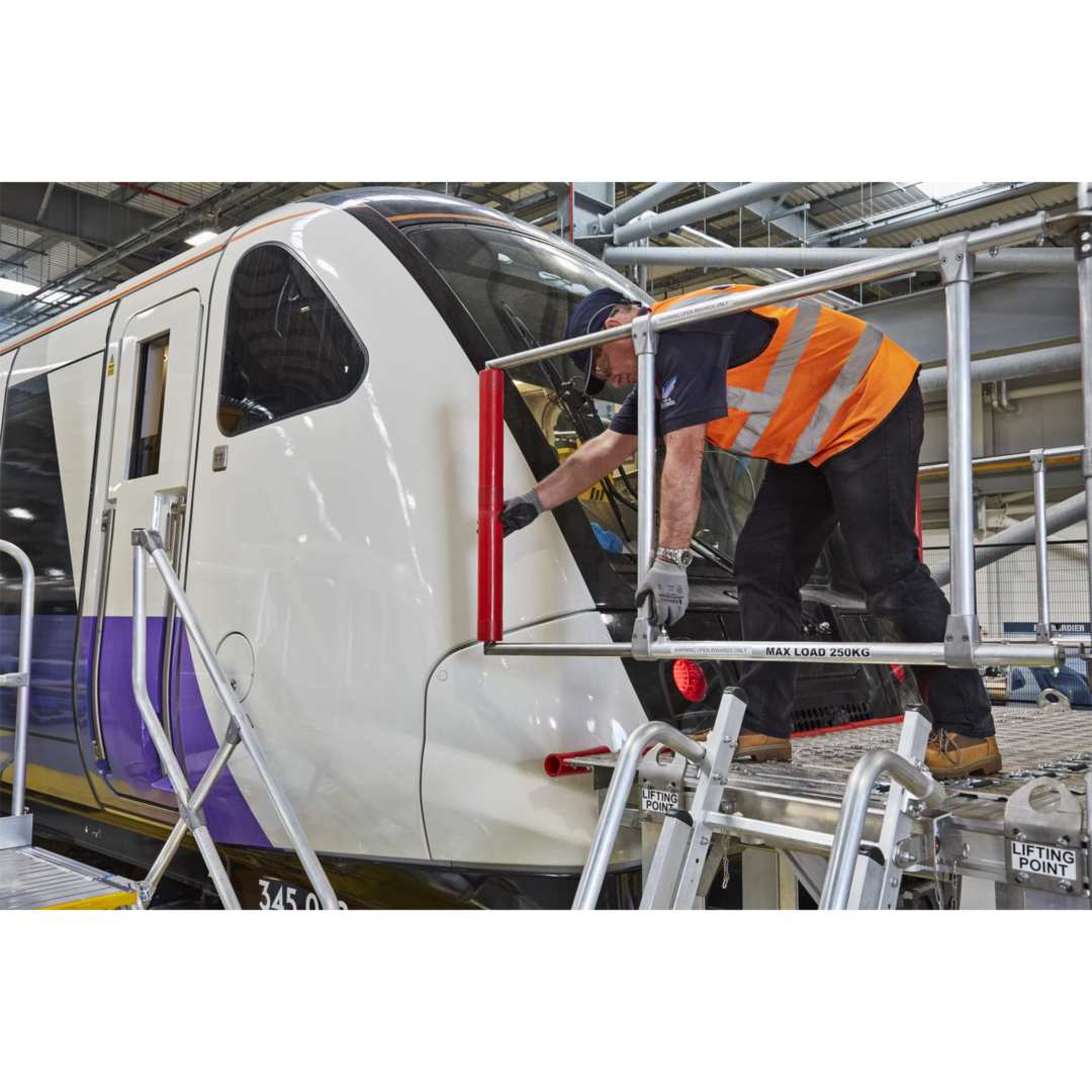 Semmco Variable Height Front Access Rail Maintenance Platform H1.45m -1.95m – image 3