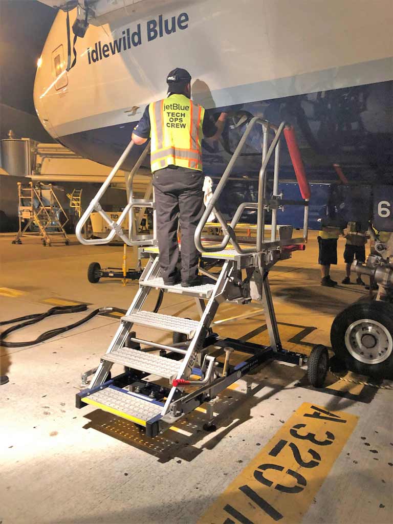 Avionics - H1.25 x L1.0 x W 1.2m - 1 Step (H0.2m) - Folding and sliding rails - Line Chassis