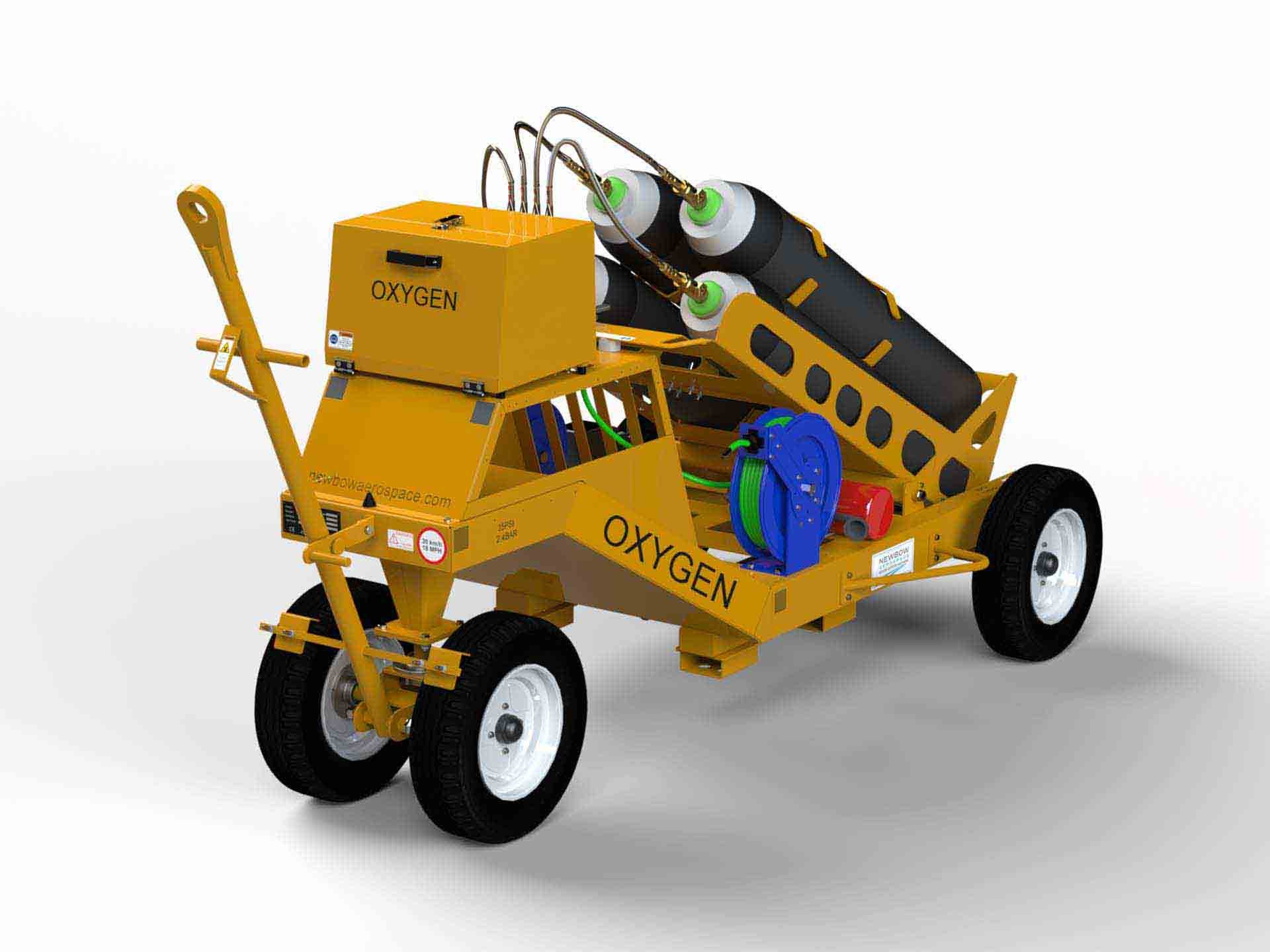 Oxygen Standard Trolley Demountable