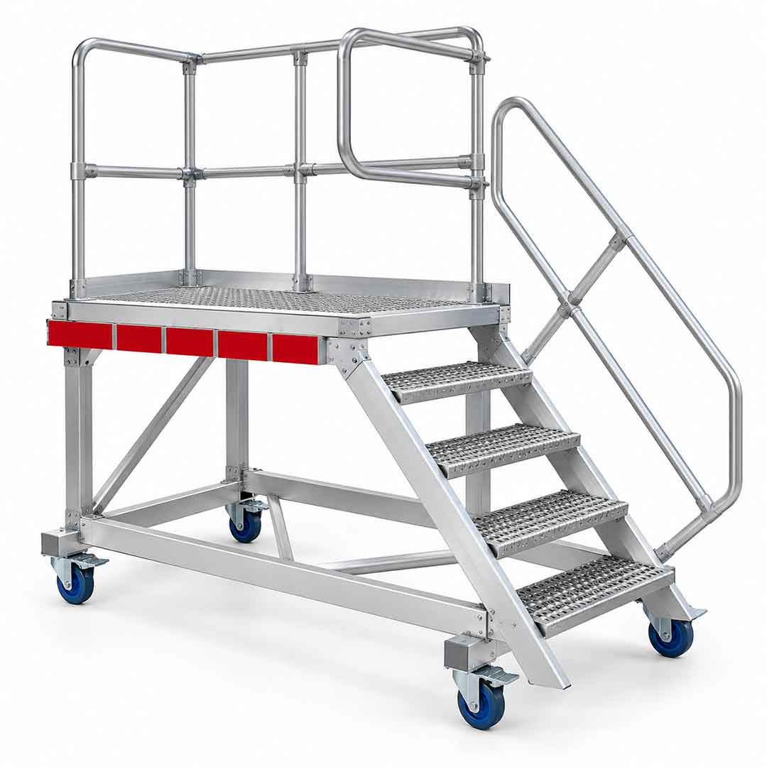 Semmco Rail Side Access Platform H1.25m – front view