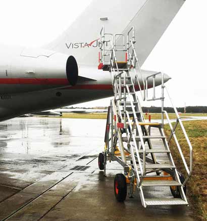 Wide Platform- Variable height - H2.2m-3.2m - Towable chassis