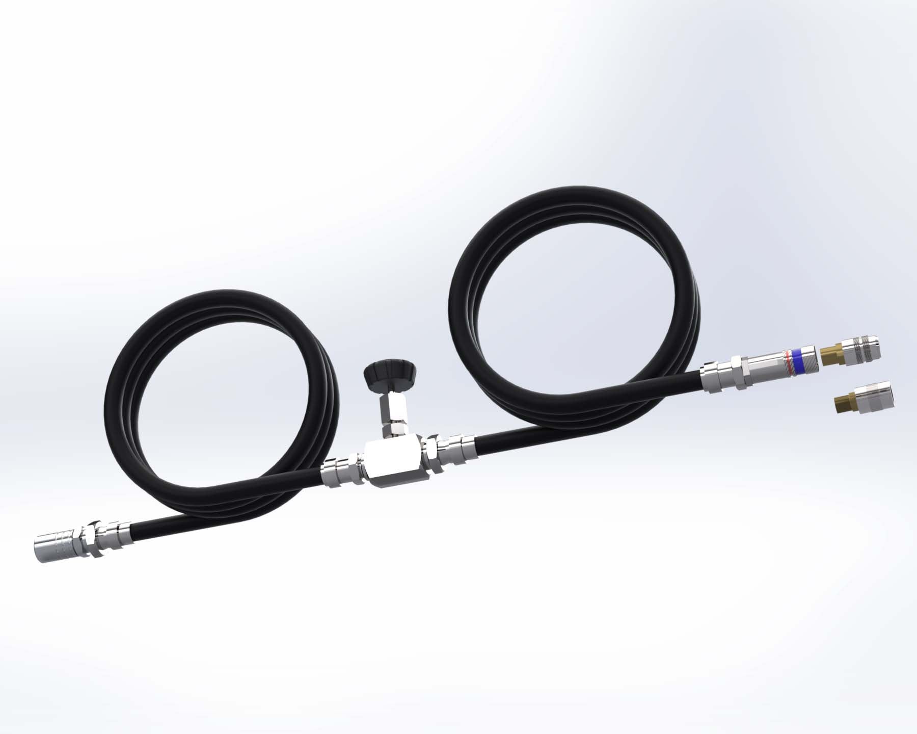 Tyre to Jack Inflation Kit - 8v & 12v Hose
