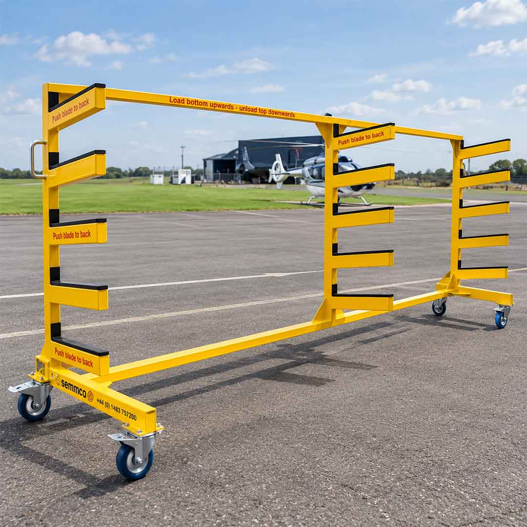 Helicopter Blade Rack